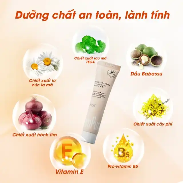 Kem dưỡng sau cạo/wax lông vùng kín empura