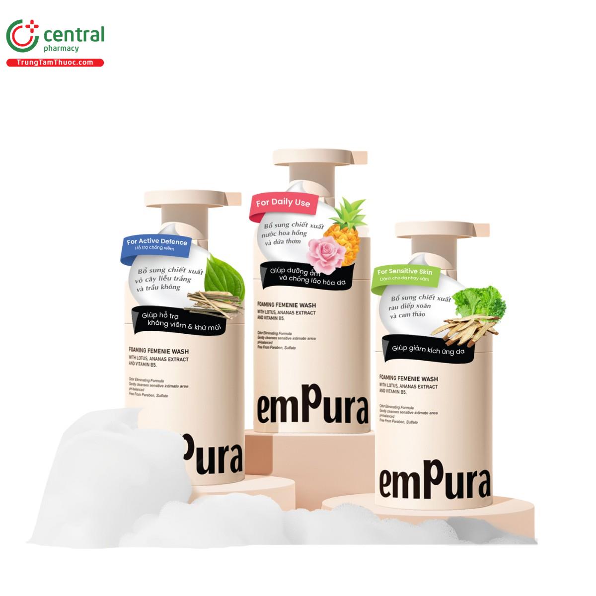 Bọt vệ sinh emPura có mấy loại? Sử dụng dung dịch vệ sinh như nào cho đúng?