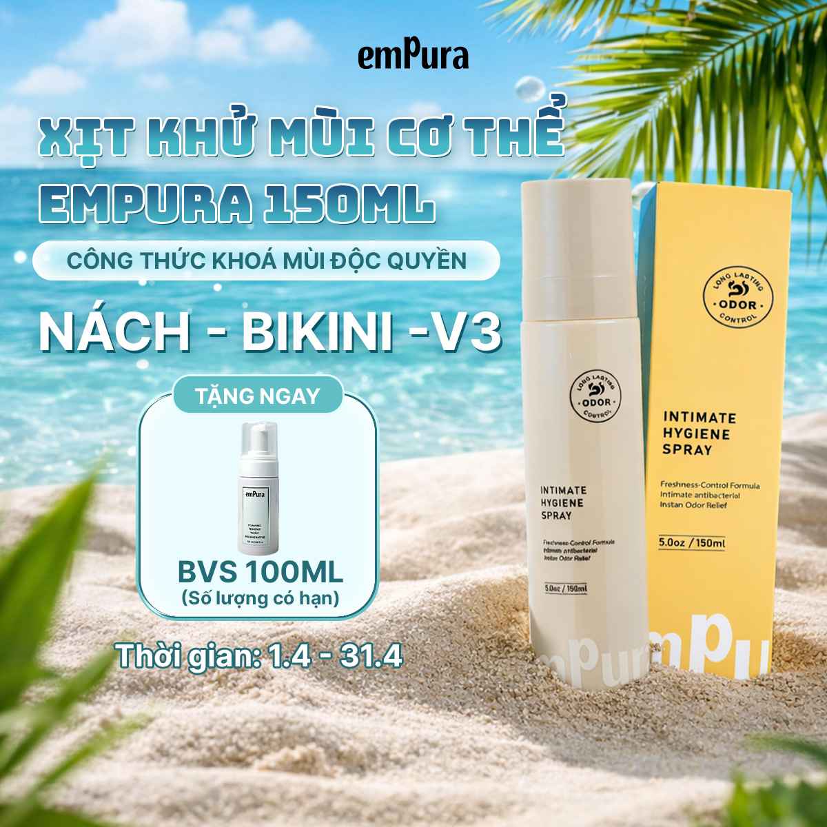 xịt khử mùi empura