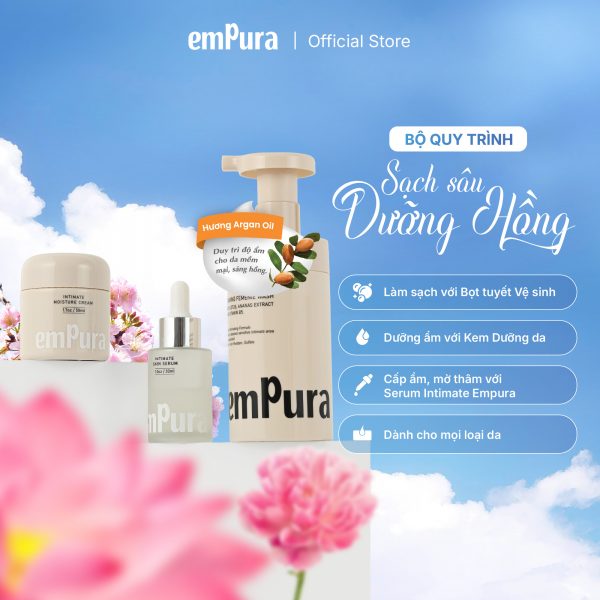 COMBO Sạch sâu dưỡng hồng BVS 150ml; Kem dưỡng; Serum