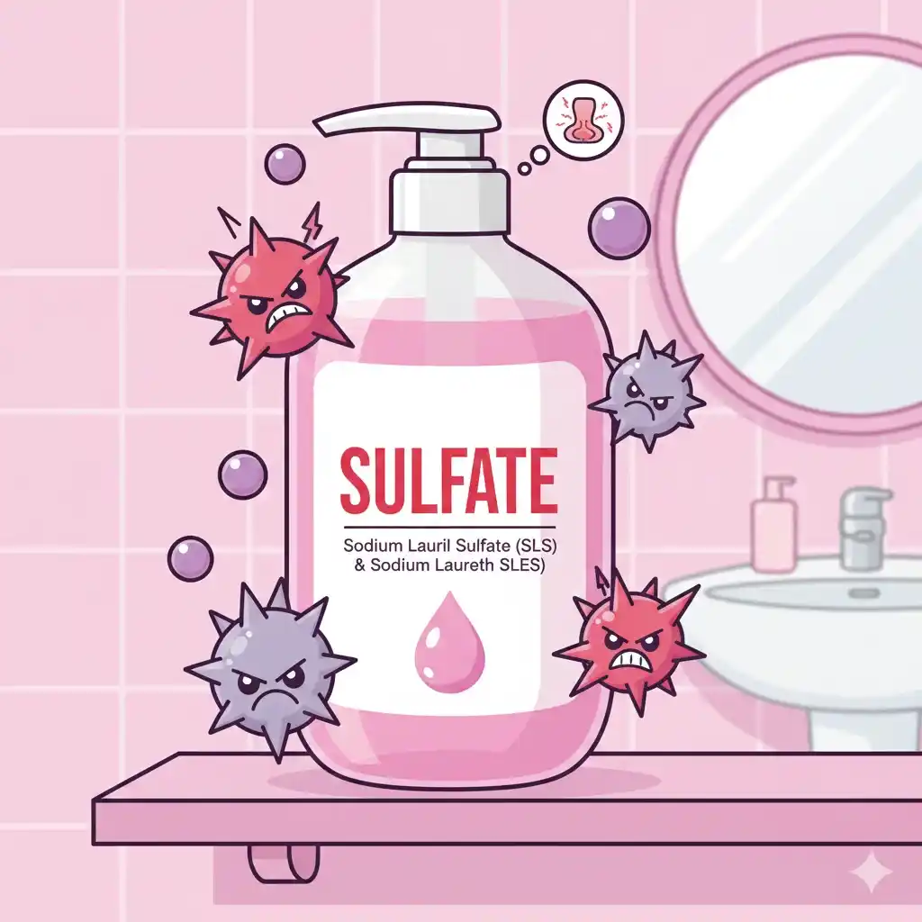 sulfat trong dung dịch vệ sinh